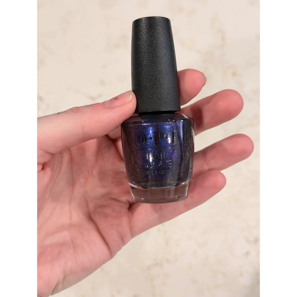 OPI Ink. Nail Lacquer NLB61 Deep Purple Shimmer Polish 0.5 fl oz 15ml